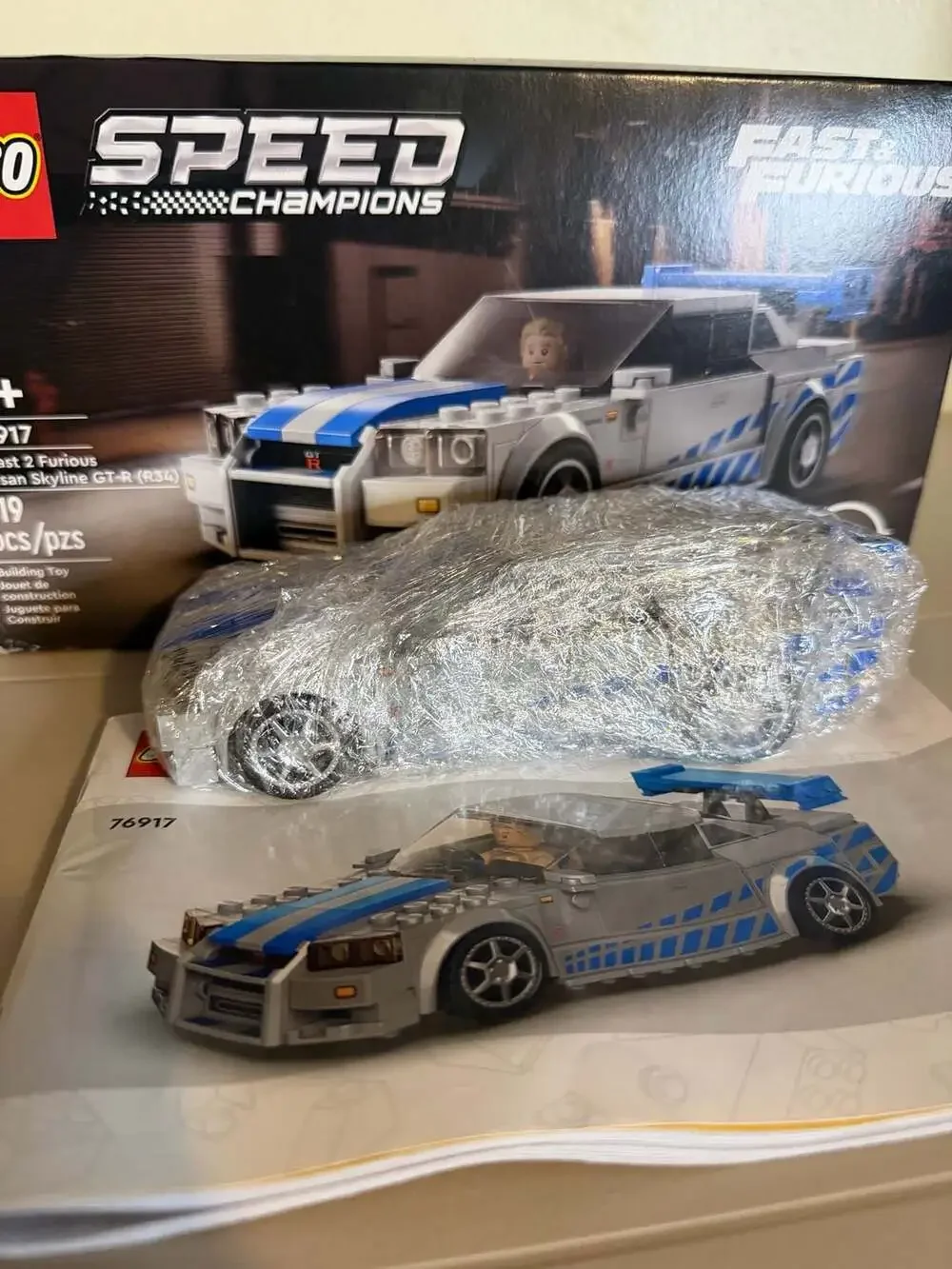 LEGO Speed Champions 2 Fast 2 Furious Nissan Skyline GT-R (R34) Set 76917